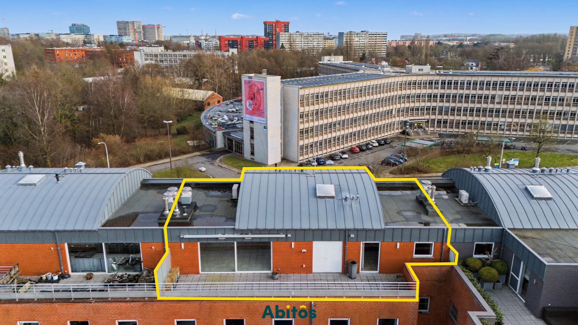 Luxueuze penthouse met royale terrassen op toplocatie in Gent