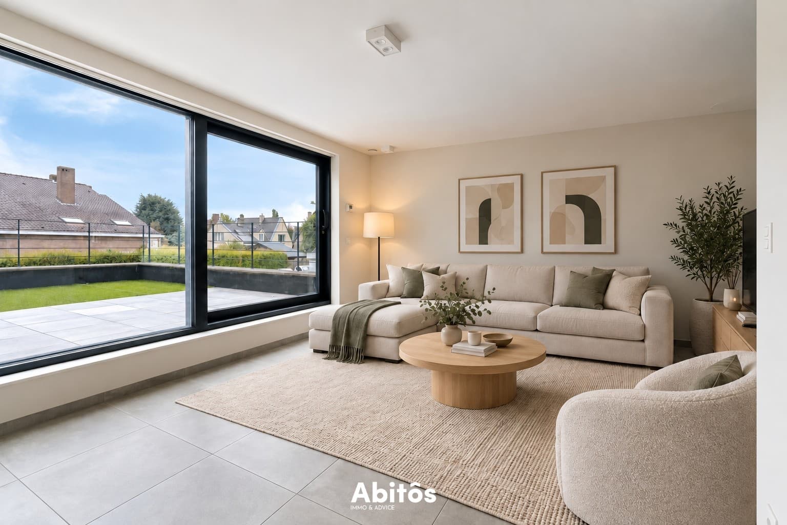 Energy-efficient duplex with 2 bedrooms and sunny terraces