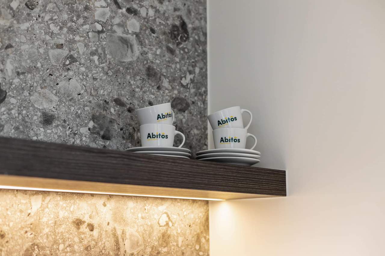 Abitos kantoor, interieur