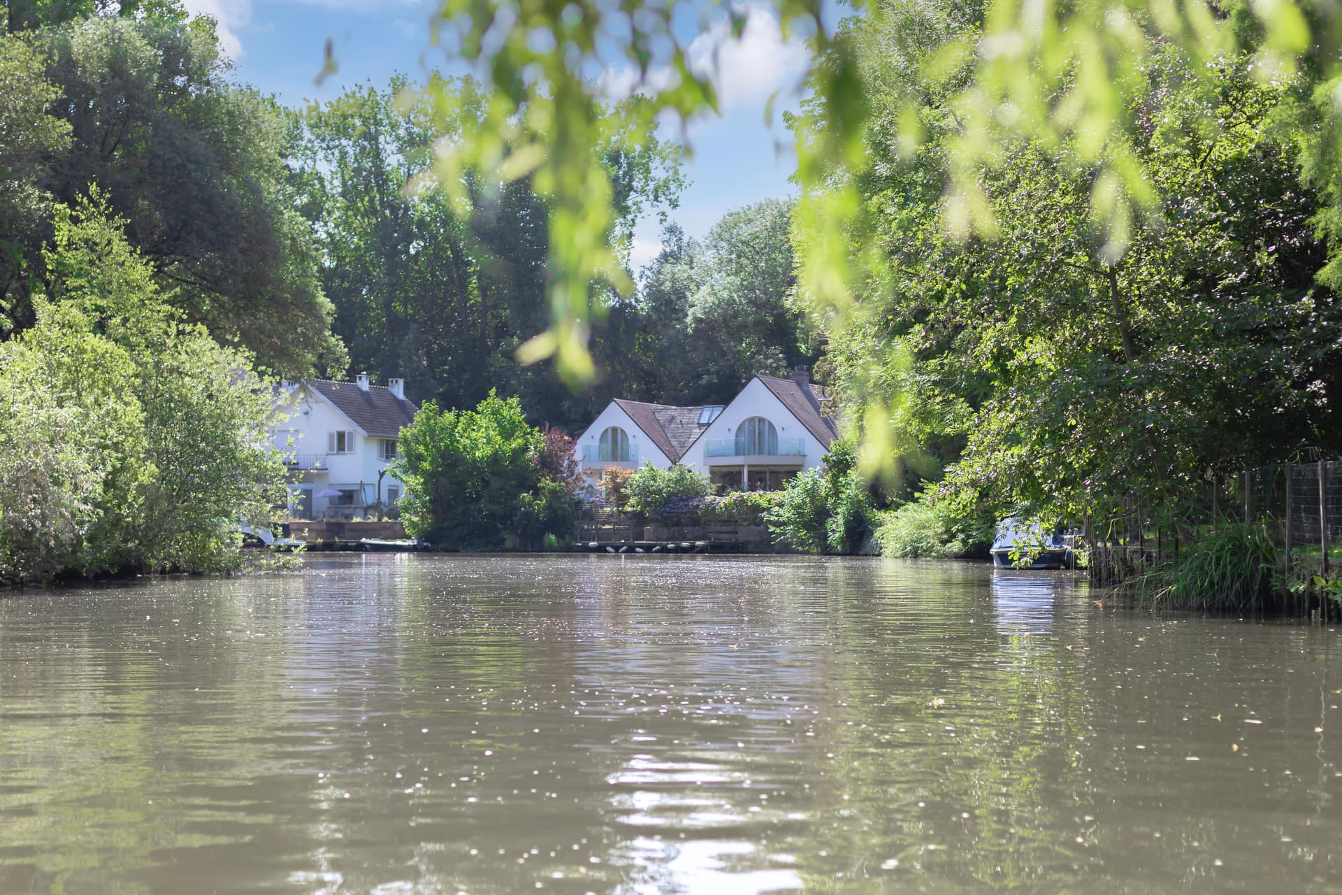 The river Leie in Ghent