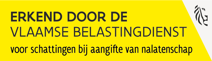Recognised by the Flemish Tax Service for valuations in an inheritance tax declaration